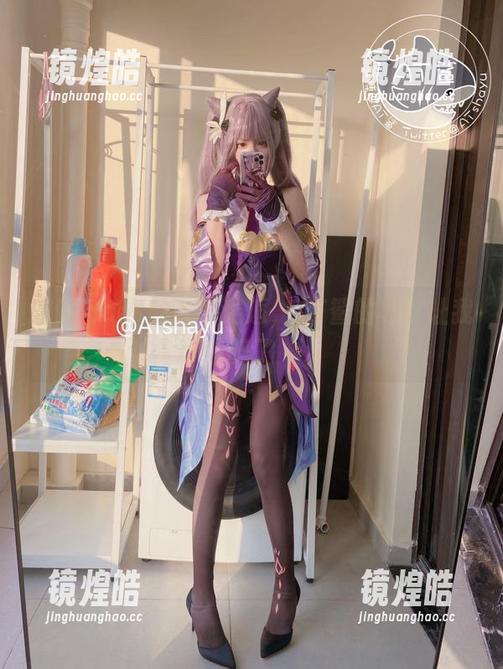 AT鲨 瑜伽与cos的意外邂逅,AT鲨的写真让我醉了